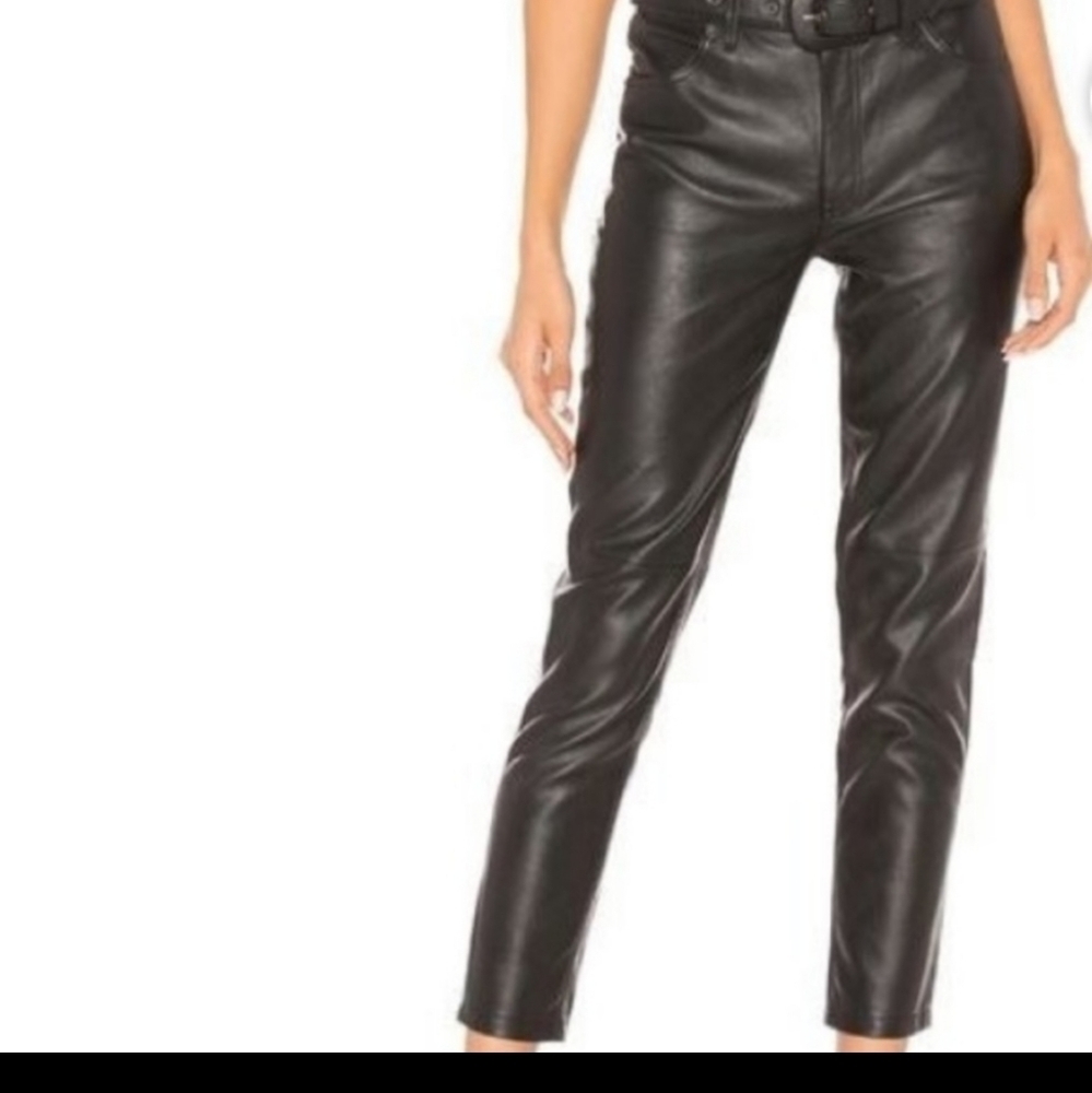We the Free Vegan Leather Pants 27
